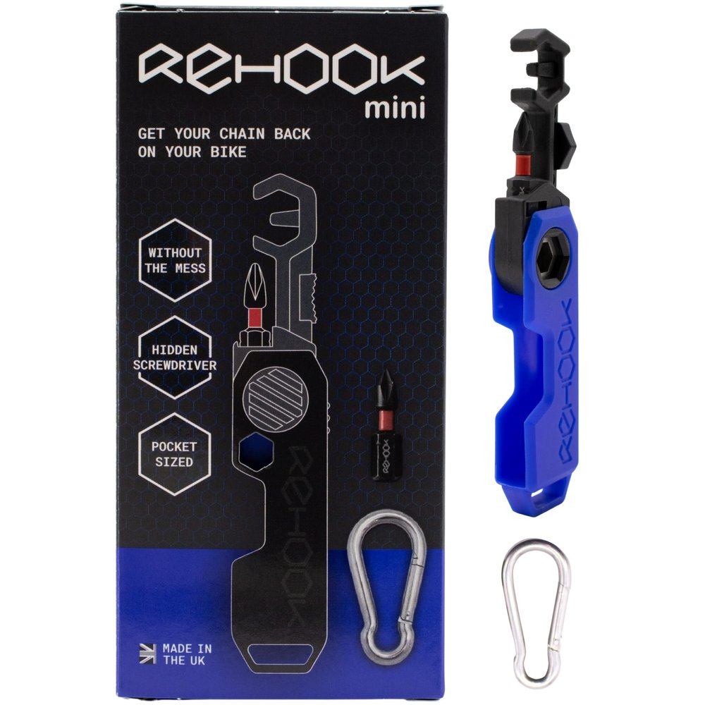 Rehook Mini - Get Your Chain Back on Your Bike - Perfect Stocking Filler for Cyclist - Ultra Blue (Ultra Blue/Black / PH1)