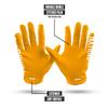 Nxtrnd G1 Men's Football Gloves, Adult Sticky Receiver Gloves (Yellow, Small) view 4