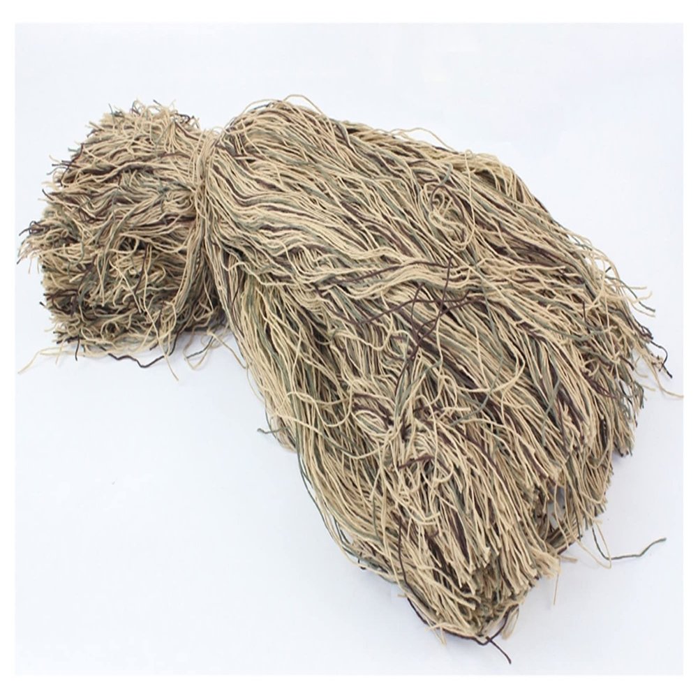 Camouflage Suit Yarn 0.45KG/1LB - Lightweight Camouflage Thread For Hunting Bird-watching Fishing Clothing 3d Leafy Camo Suit Design Your Own Camo Suit (color:woodland) Lightweight ( Color : Desert )