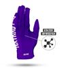 Nxtrnd G1 Men's Football Gloves, Adult Sticky Receiver Gloves (Purple, X-Large) view 2