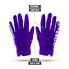 Nxtrnd G1 Men's Football Gloves, Adult Sticky Receiver Gloves (Purple, X-Large) view 3
