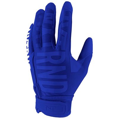 Nxtrnd G1 Men's Football Gloves, Adult Sticky Receiver Gloves (Blue, X-Large)