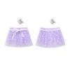 Yartina Newborn Baby Girl Photography Prop Lace Tulle Tutu Skirt with Crown Headdress Picture Photoshoot Outfit Purple 0-3 Months view 1