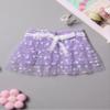 Yartina Newborn Baby Girl Photography Prop Lace Tulle Tutu Skirt with Crown Headdress Picture Photoshoot Outfit Purple 0-3 Months view 2