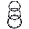 A Pair 2 Pcs Wing Chun Stainless Ring YeWen Sau Sticky Hand Strength Training Stainless Steel Ring Wing Tsun Siu Lum Ring Kung Fu (silver white, 3.74'') view 4