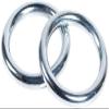 A Pair 2 Pcs Wing Chun Stainless Ring YeWen Sau Sticky Hand Strength Training Stainless Steel Ring Wing Tsun Siu Lum Ring Kung Fu (silver white, 3.35'') view 2