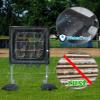 Kapler Pitching Net for Baseball Softball, Pitching Target, Adjustable Height and Angle Home Training Pitching Aids, Heavy Duty Steel Frame Pitcher Target view 3