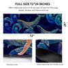 nuveti Yoga Mat Print Extra Thick TPE Non Slip Fitness Exercise Mat with Carrying Bag,72"x24" Extra Thick 6MM Exercise & Workout Mat for Yoga, Pilates Fitness and Floor Exercises view 3