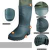 GREENWATER Fishing Chest Waders for Men Women with Boots Waterproof 2ply Nylon PVC Lightweight Bootfoot Waders for Hunting (Green, M8/W10) view 3