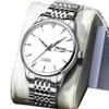 DSJMUY Men's Mechanical Waterproof Watch Stainless Steel Strap Automatic Stopwatch with Calendar Display(Color: A) view 1