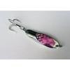 Pack of 2 Casting Spoon 1.5oz Holographic Fishing Lure Treble Hook - Pink view 1