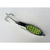 Casting Spoon 2oz Holographic Fishing Lure Treble Hook - Chartreuse view 1