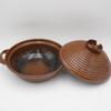 Kawanami Shoten Raku Pot, Made in Japan, Red American Glaze, 7.1 inches (18 cm), 0.3 gal (0.9 L), Aluminum, Outdoor, Camping, Direct Fire, Repositionable view 2