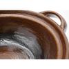 Kawanami Shoten Raku Pot, Made in Japan, Red American Glaze, 7.1 inches (18 cm), 0.3 gal (0.9 L), Aluminum, Outdoor, Camping, Direct Fire, Repositionable view 3