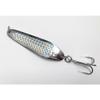 Spoon Casting 5oz Holographic Laser Fishing Lure Treble Hook - Silver view 1