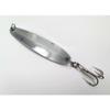 Spoon Casting 5oz Holographic Laser Fishing Lure Treble Hook - Silver view 2