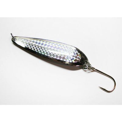 Spoon Casting 5oz Holographic Laser Fishing Lure Siwash Hook - Silver