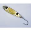 LOT of 6 Spoon Casting 5oz Holographic Laser Siwash Hook + Bag - Gold view 4