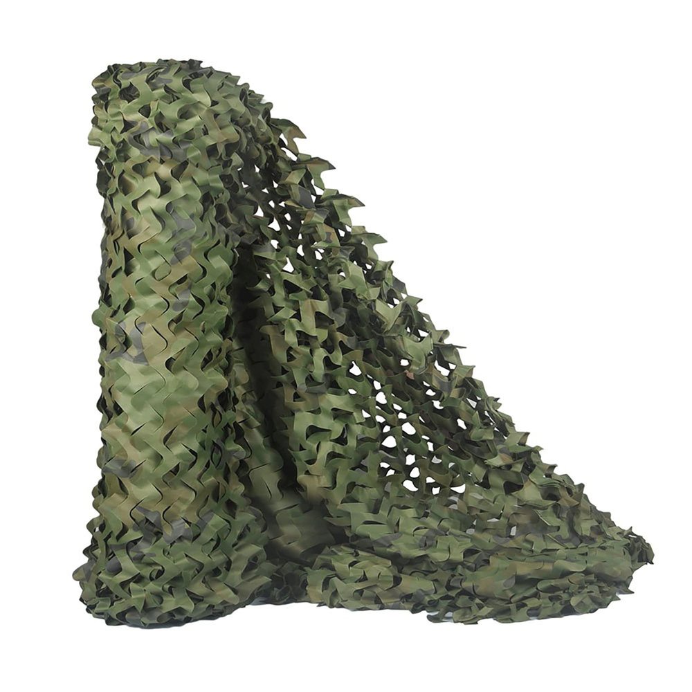 Tencen Dual Mesh Custom Camouflage net for Hunt Blind Decor Courtyard Sunshade Photo Camp Fish Farm Factory Shelter Car Concealment Party Exhibit Backdrop Paintball Curtain Ceiling Fence Canopy Cover