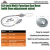 camping moon 9.8-inch Multi-Function Gas Hose for EN417 Lindal Valve Screw-on Type Canister and Device Z21-25 view 2