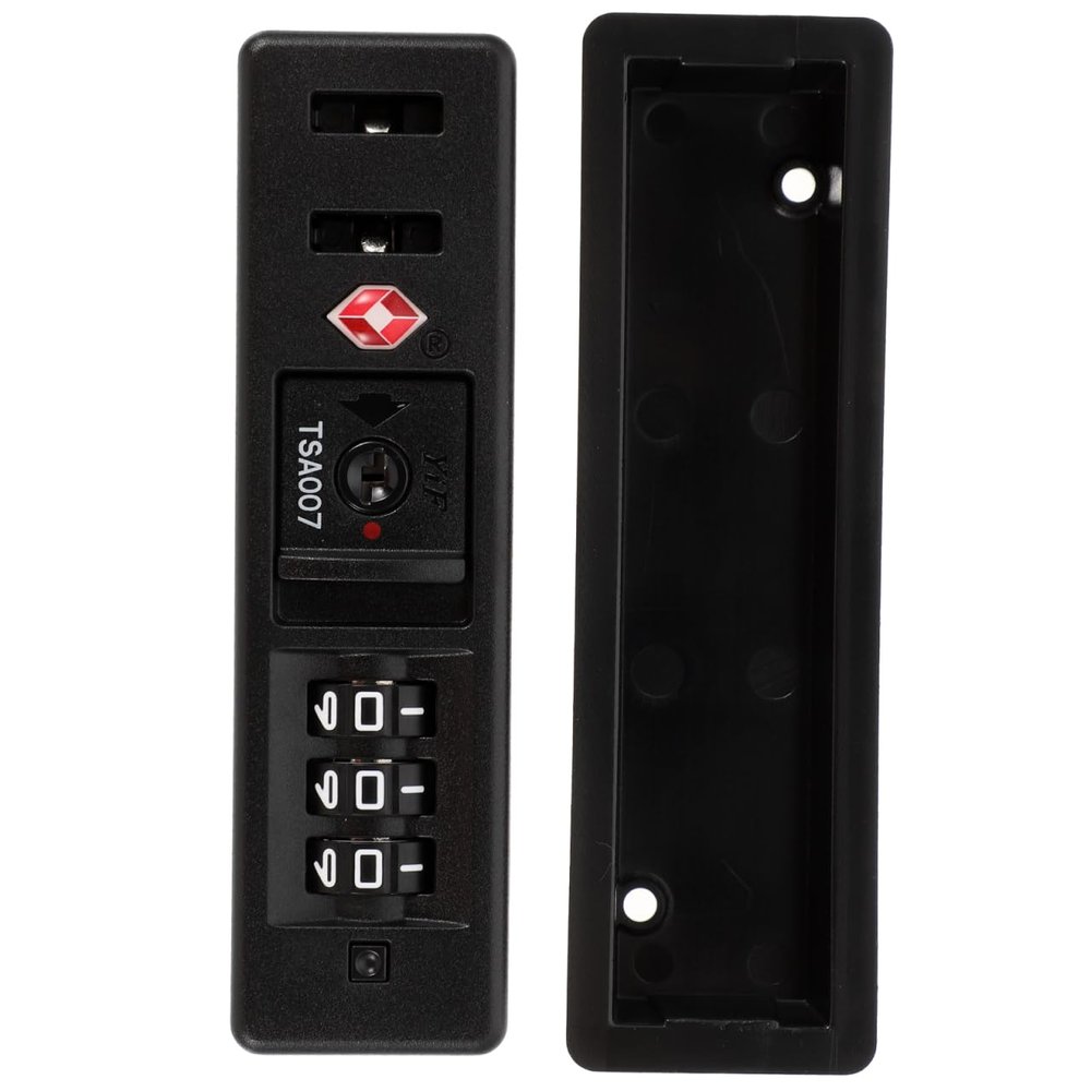 Baluue Travel Locks TSA Approved Luggage Locks, 3 Digits Password Code Combination Lock, Customs Code Travel Built in Sunk Backpack Baggage Replacement Accessories