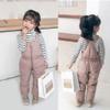 POLG Toddler Baby Boys Girls Winter Warm Snow Pants Overall Jumpsuit 1-6 Years Old Kids Down Trousers Skiing Pants (Pink, 5-6 Years) view 2