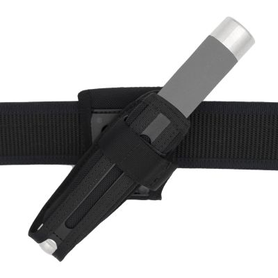 Dotacty Baton Holder 21" to 26" Telescopic/Expandable Baton Holster 360 Rotatable Duty Belt Clip Universal Flashlight Case Carrier Nylon Carry Bag Sheath for Police LE Security Officer