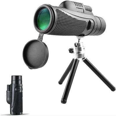 MMAXZ Full Optical Professional Spotting Binoculars,Monocular Binoculars Binoculars for Adults with Night Vision, High Power Monocular for Adult with 10000 Times for Bird Watching Camping