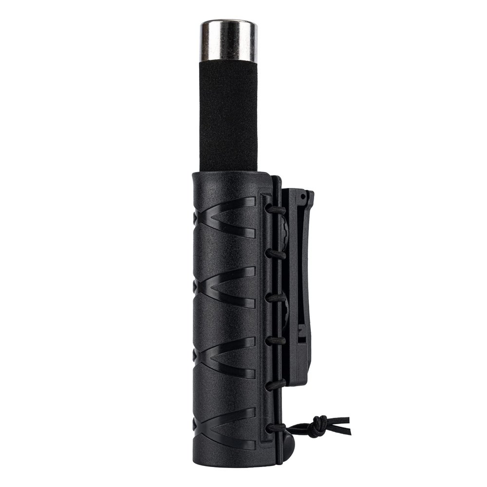 Dotacty Baton Holder w/ 360 Degree Rotating Duty Belt/MOLLE Vest Clip 16"-21"-26" Telescopic/Expandable Baton Holster for 1.2" Diameter Flashlight Carry Case Torch Carrier Police LE Security Officer