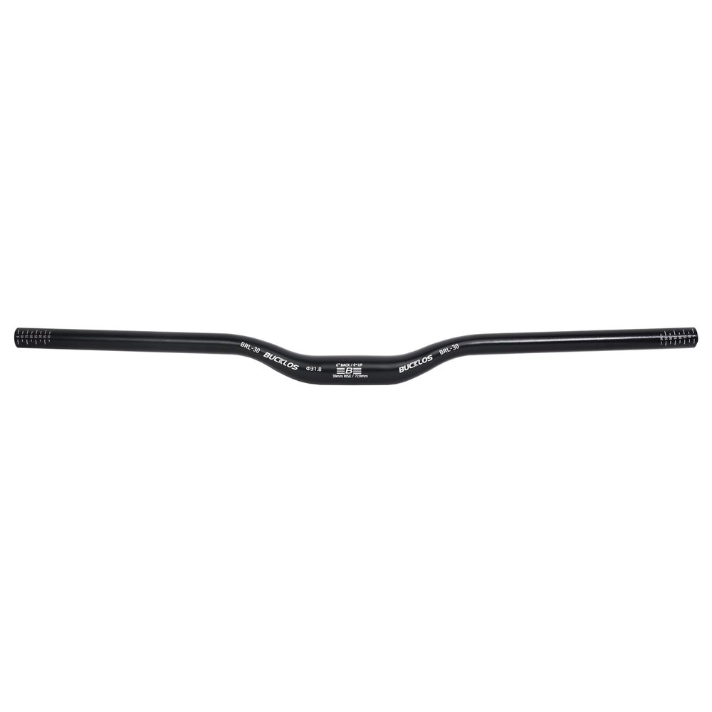BUCKLOS Mountain Bike MTB Handlebars 25.4/31.8mm - 20/30/50/90/100/120/160mm Rise MTB Aluminum Alloy Handlebar - 720/780mm Extra Long Bicycle Riser HandleBars for E-Bike Folding Bike Downhill Racing.