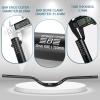 BUCKLOS Mountain Bike MTB Handlebars 25.4/31.8mm - 20/30/50/90/100/120/160mm Rise MTB Aluminum Alloy Handlebar - 720/780mm Extra Long Bicycle Riser HandleBars for E-Bike Folding Bike Downhill Racing. view 4