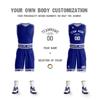 Custom Men Basketball Jerseys Reversible Performance Athletic Sportswear Shirt Design Team Uniform, Deep Blue/White, One Size view 3