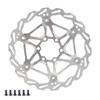 LvTu Bike Disc Brake Rotor 160mm with 6 Bolts LvTu-Rotor About 99g for Road Bike Mountain Bikes DH BMX (Color : Silver) view 1