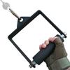MARSAFIT Gym Fitness LAT Pulldown Attachments, Fat Arm Wrestling Exercise D Handle Cable Attachment, Arm Lifting Deadlift Handle Grip for Finger Wrist Strength view 1