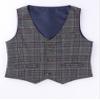 ranrann Baby Boy Clothes Outfit Suit Long Sleeve Dress Shirt Gentleman Tuxedo Vest Formal Wedding Birthday Party Suit Red 3-4 Years view 4