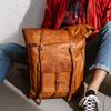 BERLINER BAGS Full Grain Leather Backpack For Men & Women Leeds XL, Brown view 2