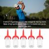 10pcs Golf Tees, Brush Golf Tees Type Plastic Type Low More Distance Consistent Height Plastic Tees for Golfer Driver Training view 3