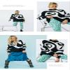 Autumn Winter Women Round Neck Sweater Loose Knit Pullover Tops Women (E3254 Black, L) view 2
