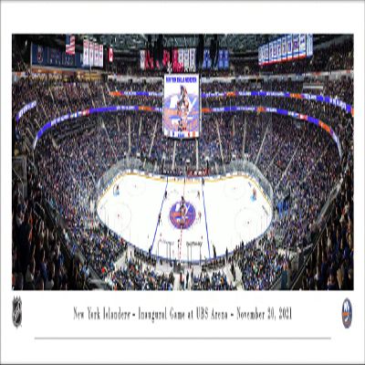 New York Islanders - Inaugural Game at UBS Arena - Unframed 40 x 13.5 Poster by Blakeway Panoramas