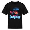 Spreadshirt Miraculous Merchandise Ladybug Friends with Tikki Kid's T-Shirt, L, Black view 1