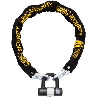 Burg-Wachter Unisex's 1.5M Sold Secure Lock Kit Bike, Black