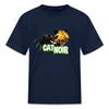 Spreadshirt Miraculous Merchandise Cat Noir Adrien Pose Kid's T-Shirt, L, Navy view 1