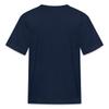 Spreadshirt Miraculous Merchandise Cat Noir Adrien Pose Kid's T-Shirt, L, Navy view 3
