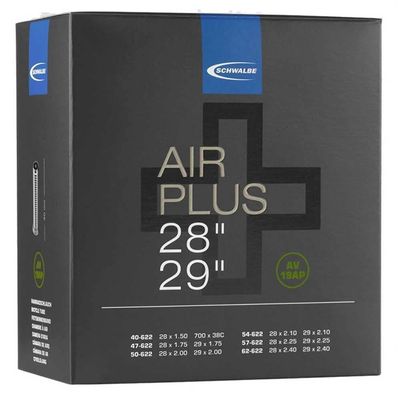 Schwalbe Unisex Adulto 10461770 AIR Plus AV10-40 24 Inch 37-47/507, Neutro, 26 x 1.50