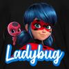 Spreadshirt Miraculous Merchandise Ladybug Friends with Tikki Kid's T-Shirt, M, Black view 2