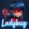 Spreadshirt Miraculous Merchandise Ladybug Friends with Tikki Kid's T-Shirt, M, Navy view 2