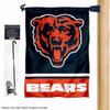 Bears Bear Head Logo Garden Flag and Mailbox Post Pole Holder Mount view 2