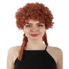 Adult Women's Natural Red Victorian Wig with Long Banana Ponytail, Synthetic Soft Fiber Hair, Perfect for your next Ball and English Party view 1