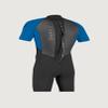 O Neill Reactor-2 2mm Back Zip Boys Springsuit CL1-Graphite-Brite Blue-Brite Blue 16 view 2