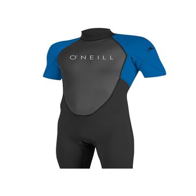 O Neill Reactor-2 2mm Back Zip Boys Springsuit CL1-Graphite-Brite Blue-Brite Blue 8